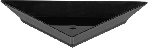 Vista 11 de Restaurantware Mini platos de aperitivo de 4 x 2 pulgadas, 100 platos triangulares desechables – Sirve muestras o aperitivos para fiestas o Negro