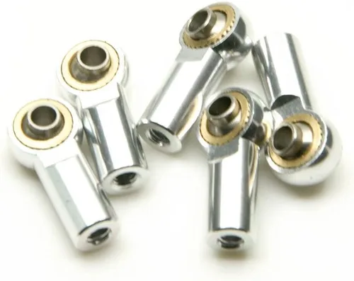 Vista 4 de 10 Uds aluminio plateado M3 Metal bola titular lazo enlace extremo articulación RC escalada marina Crawlers coche para 1:10 D90 SCX10 F350