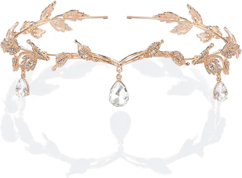 Vista 9 de Babeyond Mujeres, bodas, dama de honor, tiara, vidrio austríaco, banda con caja de regalo Wedding Accessories, Bridal Hair Accessories, Crystal