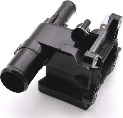 Vista 5 de Salida de agua de carcasa del termostato del refrigerante del motor con sensor compatible para Mazda 3 2006-2013, Mazda 5 2008-2010 2012-2013, Mazda