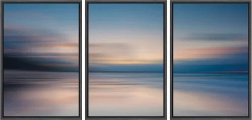 Vista 88 de wall26 Lienzo enmarcado para pared, juego de arte de noche estrellada sobre montañas, cielo nocturno tranquilo, naturaleza, desierto, fotografía