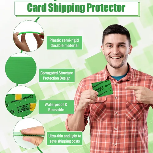 Vista 3 de Paquete de 200 protectores de envío de tarjetas intercambiables