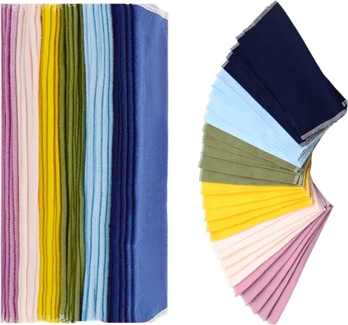 Vista 8 de Toallas de papel reutilizables lavables – Toallas de papel sin papel con rollo de cartón, paquete de 25 toallas de cocina de tela, superabsorbentes