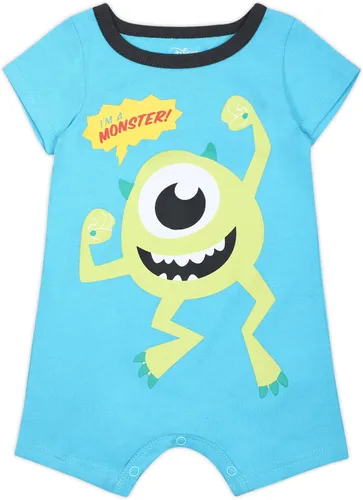 Vista 4 de Disney Monsters Inc. - Conjunto corto para bebé de Mike and Sully (3 unidades)