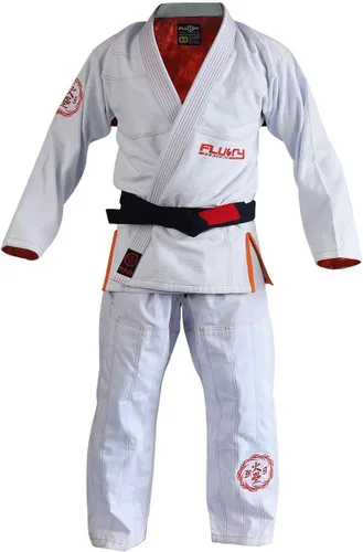 Vista 2 de FLUORY Ligero BJJ Gi, uniforme brasileño Jiu Jitsu para hombres y mujeres