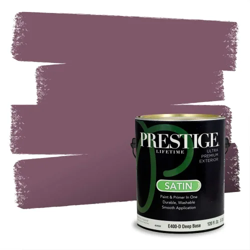 Vista 752 de Prestige Paints Pintura exterior e imprimación en uno, 1 galón, plano, coincidencia comparable de Valspar* Amber Rose*