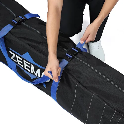 Vista 5 de ZEEMO Golf Travel Bag, Mid-Open Protective & Wheeled Airline-Approved Case for Clubs, Stand&CartBag, Waterproof Soft-Sided Cover Made of Heavy Duty