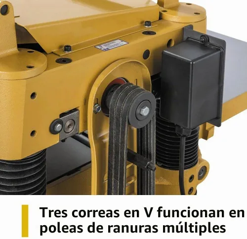 Vista 7 de Powermatic Cepilladora de 20 pulgadas de grosor para carpintería, cabezal de corte de estilo helicoidal con velocidad de alimentación de 4