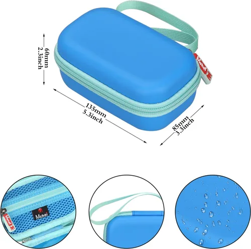 Vista 8 de Mchoi Funda rígida para Logitech G305, solo funda (todo azul)