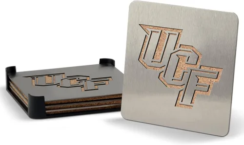 Vista 17 de YouTheFan NCAA Boasters, juego de posavasos de 4 piezas
