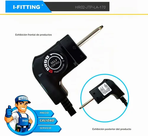 Vista 3 de Cable de sonda de termostato ajustable para ahumadores Masterbuilt y planchas eléctricas, ahumador eléctrico para exterior/hogar, cable