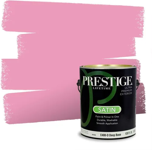 Vista 770 de Prestige Paints Pintura exterior e imprimación en uno, 1 galón, plano, coincidencia comparable de Valspar* Amber Rose*