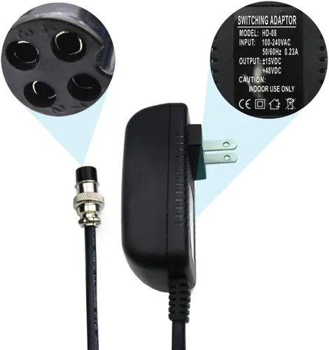 Vista 2 de Adaptador de fuente de alimentación para mezclador de audio para F4 / F7 / CT4-16 universal de 2 a 16 canales Placa de consola de mezcla de sonido