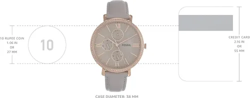 Vista 3 de Fossil - Reloj multifunción de acero inoxidable Jacqueline para mujer