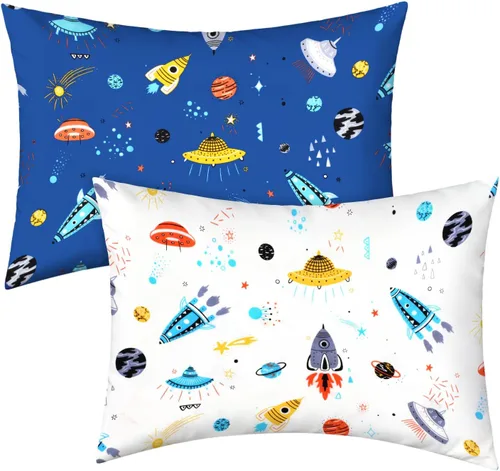 Vista 12 de UOMNY Fundas de almohada para niñas pequeñas 13X18 12x16 14x19 Funda de almohada para bebé con mariposa, paquete de 2, fundas de almohada pequeñas