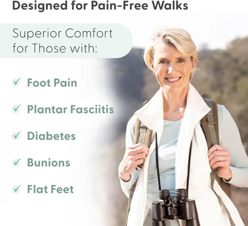 Vista 4 de Orthofeet Botas de senderismo ortopédicas Dakota de cuero para mujer
