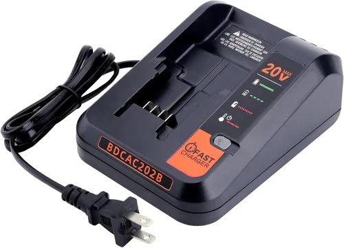 Vista 8 de 20V MAX Fast Battery Charger Compatible with Black and Decker 12V 20V Lithium Battery, Compatible with Black and Decker Lithium Charger 20 Volt