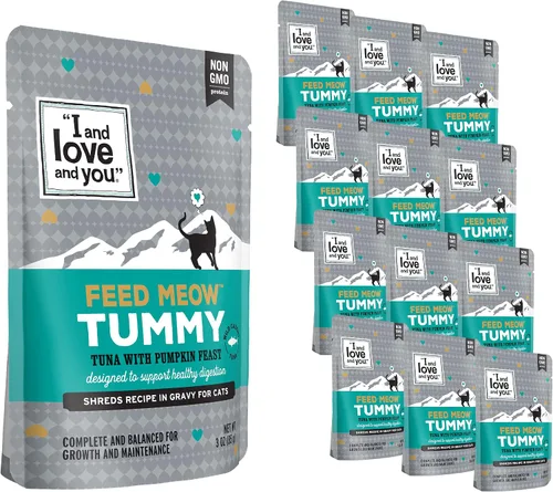 Vista 11 de I and love and you Feed Meow Boost - Alimento húmedo para gatos, pollo, antioxidantes y vitaminas para mayor vitalidad, sin granos, triturado, 3