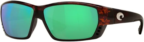 Vista 8 de Costa Del Mar Sunglasses for Men - Tuna Alley Mens Polarized Sunglasses - Fishing, Boating & Beach UV Protection Size 62 580G Mate Negro/Gris Azul