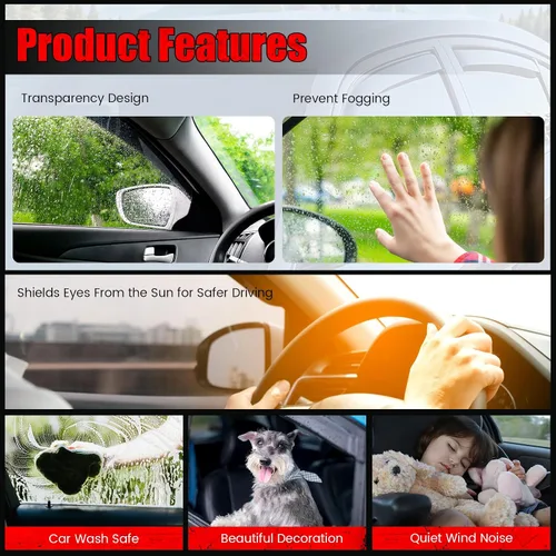 Vista 8 de IKON MOTORSPORTS Viseras de ventana de canal compatibles con Chevrolet Equinox 2010-2017, protectores de lluvia acrílicos ahumado/tintados