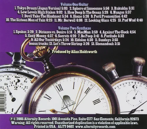 Vista 2 de Against the Clock-Best of Allan Holdsworth