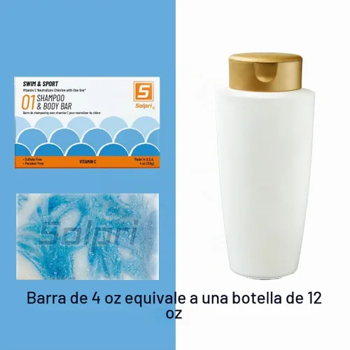 Vista 6 de Barra de jabón de champú de natación para cabello y cuerpo
