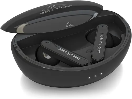 Vista 2 de Behringer T-BUDS - Auriculares estéreo inalámbricos de alta fidelidad con Bluetooth y cancelación activa de ruido