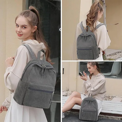 Vista 2 de Mini mochila para niñas resistente al agua pequeña mochila bolso de hombro para mujeres adultos niños viaje escolar