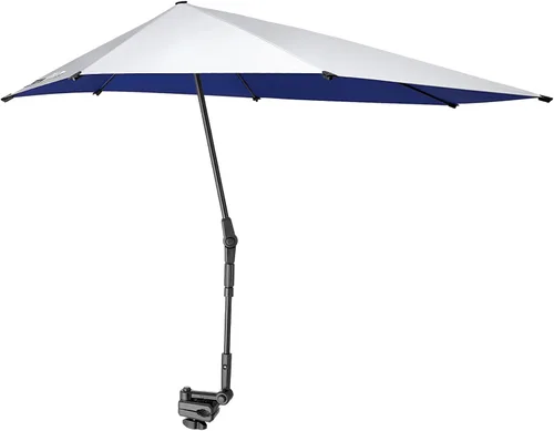 Vista 11 de G4Free Sombrilla ajustable UPF 50+ XL con abrazadera universal, protección UV, sombrilla para silla de playa, cochecito, silla de ruedas, carrito