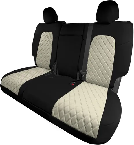 Vista 25 de FH Group Fundas de asiento de automóvil de ajuste personalizado hechas específicamente para Tesla Model Y Ultraflex 2020-2025, fundas de asiento