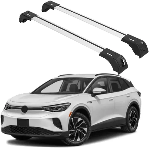 Vista 21 de ERKUL Barras Transversales de Techo para Mazda CX9 CX-9 2016-2023 Barras Transversales de Aluminio con Cierre Antirrobo para Techo Compatible