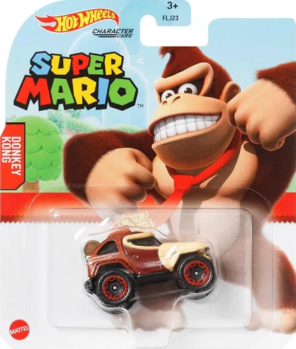 Vista 5 de Hot Wheels Coches de personajes de Super Mario - Primera aparición de Donkey Kong