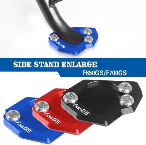 Vista 3 de Almohadilla lateral para motocicleta, soporte lateral de motocicleta, placa de extensión para B&MW F 650 GS F650 GS F 650GS F 650GS Twin 2008-2011