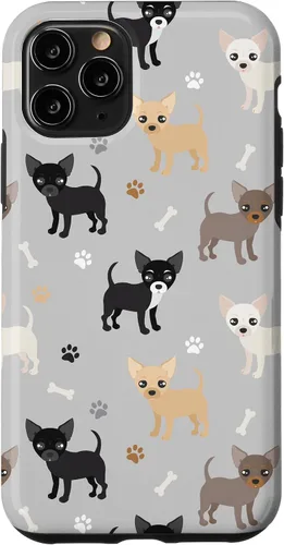 Vista 29 de Chihuahua Paws and Bones - Funda para iPhone 17