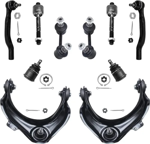 Vista 15 de Detroit Axle - Kit de suspensión delantera de 10 piezas para Jeep 2002-2004
