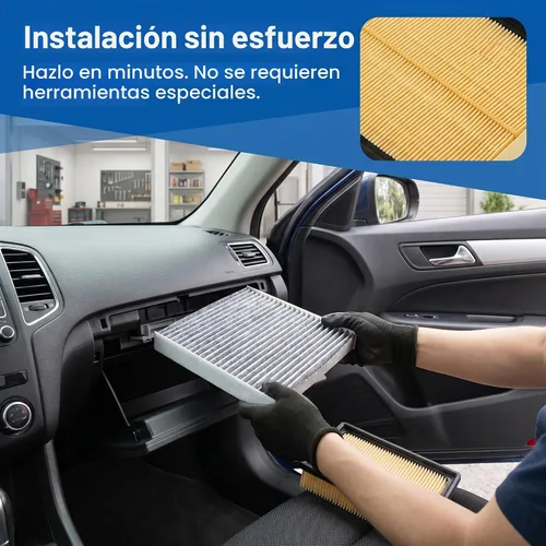 Vista 4 de Filtro de aire de cabina de motor peine para Honda CRV 1.5L (2017-2022), Civic 1.5L (2016-2021)