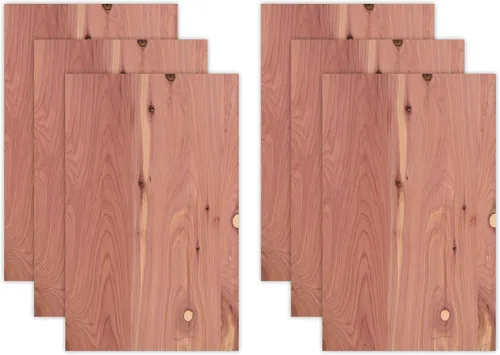 Vista 14 de Alder 6 hojas 0.236 in 1/4 pulgadas, 12 x 19 pulgadas, premium de dos caras con núcleo de MDF, listo para Glowforge, sin terminar