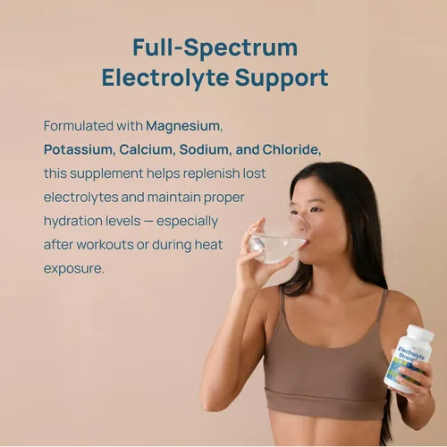 Vista 4 de VHC Cápsulas de electrolitos, suplemento de píldoras de sal de fuerza máxima para correr pastillas de electrolitos de nutrición deportiva