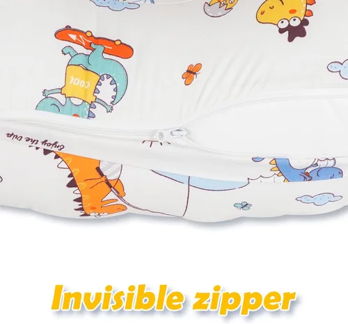 Vista 6 de Funda de almohada de lactancia, compatible con almohada de lactancia Boppy, tamaño original, funda de almohada de lactancia materna para bebés niños