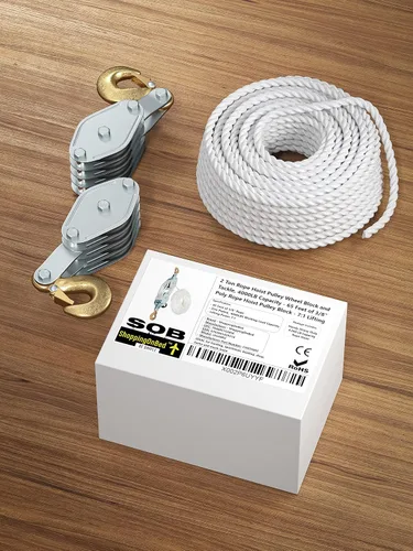Vista 2 de Super-Handy polipasto de cable de gran capacidad, para trabajos pesados, capacidad de 4000 lb