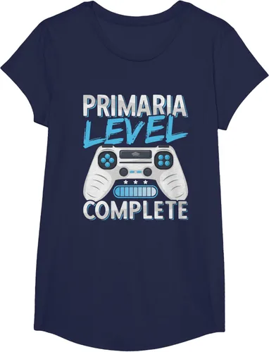 Vista 26 de Camiseta completa de diploma de escuela primaria de graduación, Negro