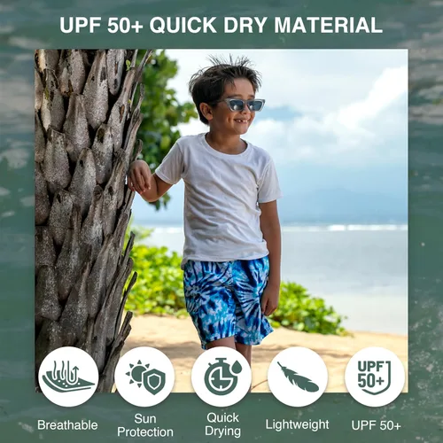 Vista 2 de Kanu Surf Traje de baño Yolo de secado rápido UPF 50+ para niños