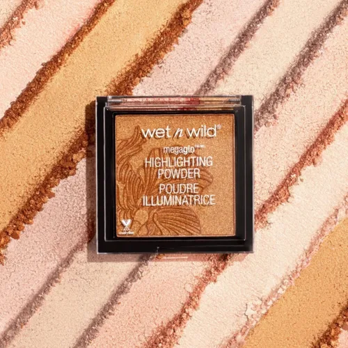 Vista 9 de wet n wild MegaGlo - Polvo resaltador, maquillaje iluminador, brillo brillante, tiempo de floración de oro rosa rosa Bloom Time
