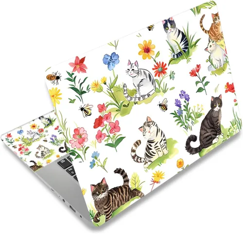 Vista 12 de Calcomanía para portátil de 12.1 13 13.3 14 15 15.6 pulgadas, adhesivo reutilizable universal para netbook, protector de arte personalizado