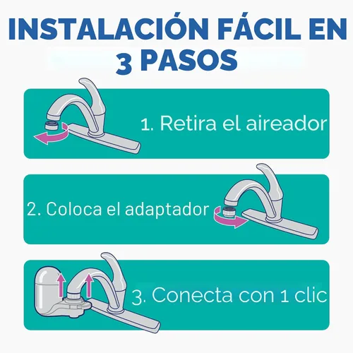Vista 5 de PUR Plus - Sistema de filtración de agua para montaje en grifo vertical, filtro de agua reductor de plomo para grifo de fregadero, fácil