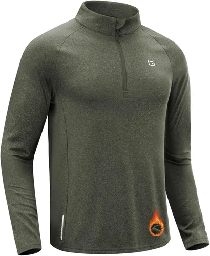 Vista 18 de G Gradual Camisa de golf atlética de manga larga con cremallera de forro Negro