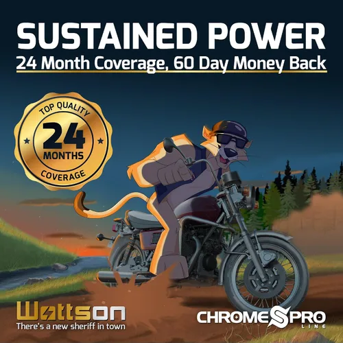 Vista 4 de Chrome S Pro YTX12A-BS Reemplazo de batería de 12V 10Ah sin mantenimiento para ATV, motocicleta, motos acuáticas, scooter, UTV y más, terminal