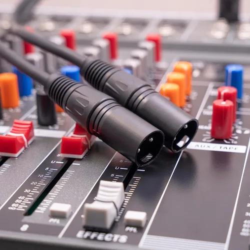 Vista 5 de Paquete de 2 divisores XLR Y, 1.5 pies XLR hembra a doble macho, cables de audio de micrófono equilibrados para micrófono estéreo a audio L & R