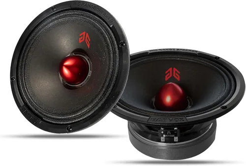 Vista 14 de MX40P1 Altavoz de Rango Medio de 4 Pulgadas 120 Vatios 4 Ohmios Tapa Antipolvo Roja, Altavoces de Audio de Calidad Premium para Puerta de Automóvil