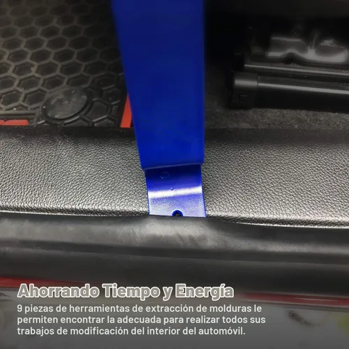 Vista 6 de GLK Juego de herramientas de extracción de molduras para automóviles, kit de herramientas de palanca, herramienta de extracción de panel de puerta